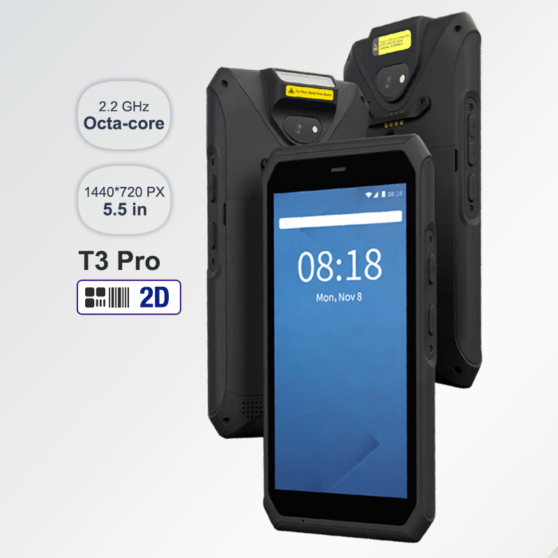 Barcode Scanner Wireless - เครื่องอ่านบาร์โค้ดแบบพกพา Android 13 4G ทนทาน รองรับการเชื่อมต่อไร้สาย