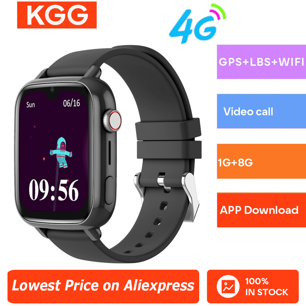 Smart Watch Kids - 4G สมาร์ทวอท์ชเด็กวิดีโอ Call SOS กล้อง GPS
