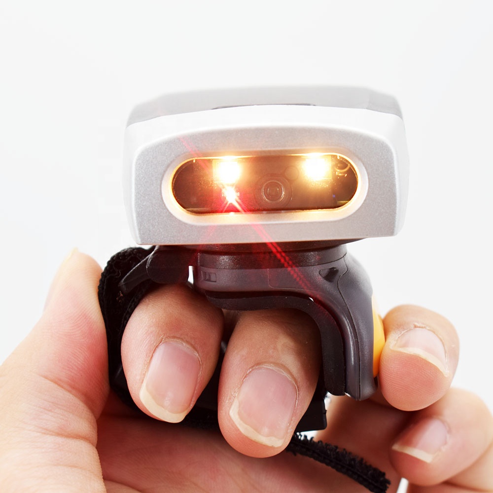 Barcode Scanner Wireless - เครื่องอ่านบาร์โค้ดแบบวงแหวนไร้สาย 2 มิติ สำหรับ Android/iOS/Windows มีสินค้าในสต็อก