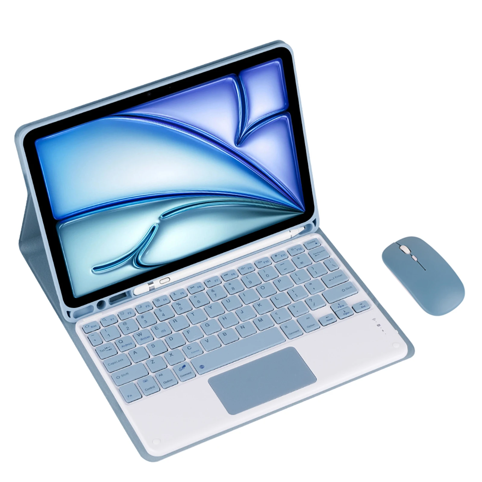 Wireless Keyboard Mini - เคสคีย์บอร์ดและเมาส์สำหรับไอแพด มินิ 6/มินิ 7 2024 8.3