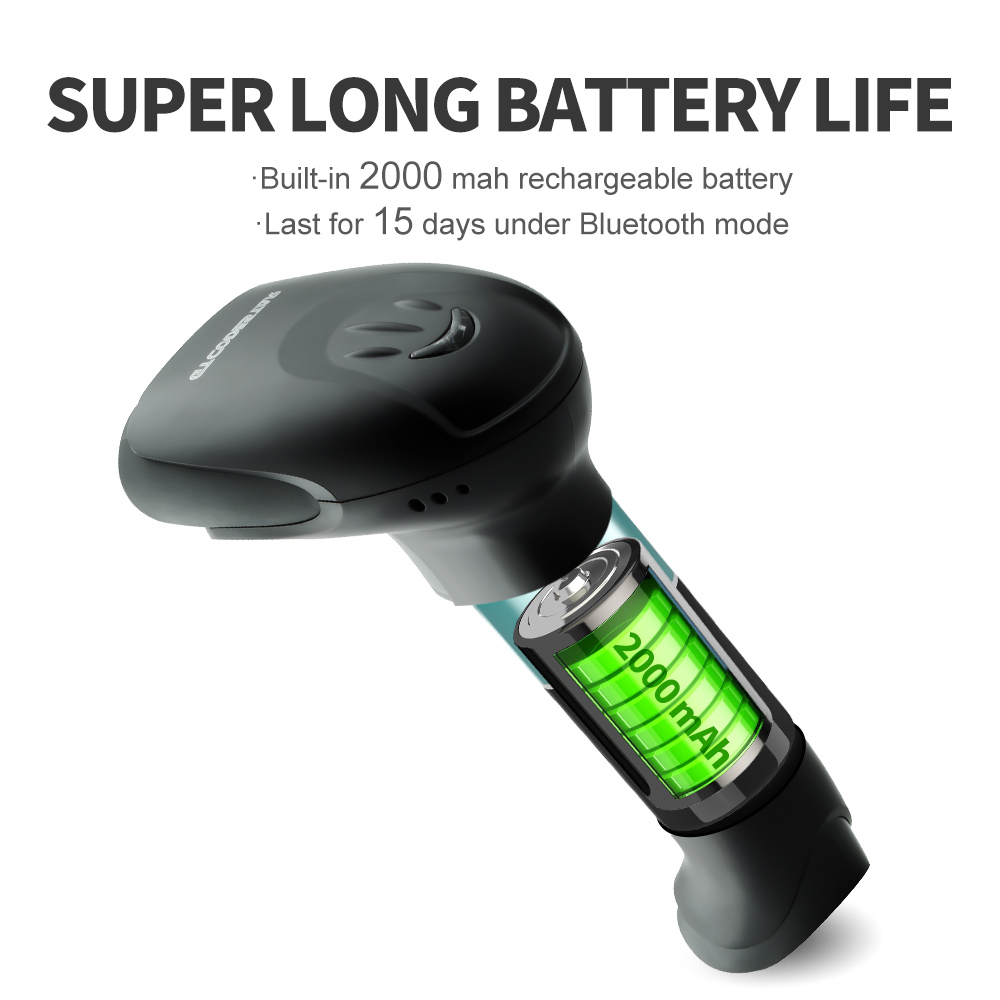 เครื่องสแกนบาร์โค้ดไร้สายแบบมื - Barcode Scanner Wireless บทวิจารณ์และราคา