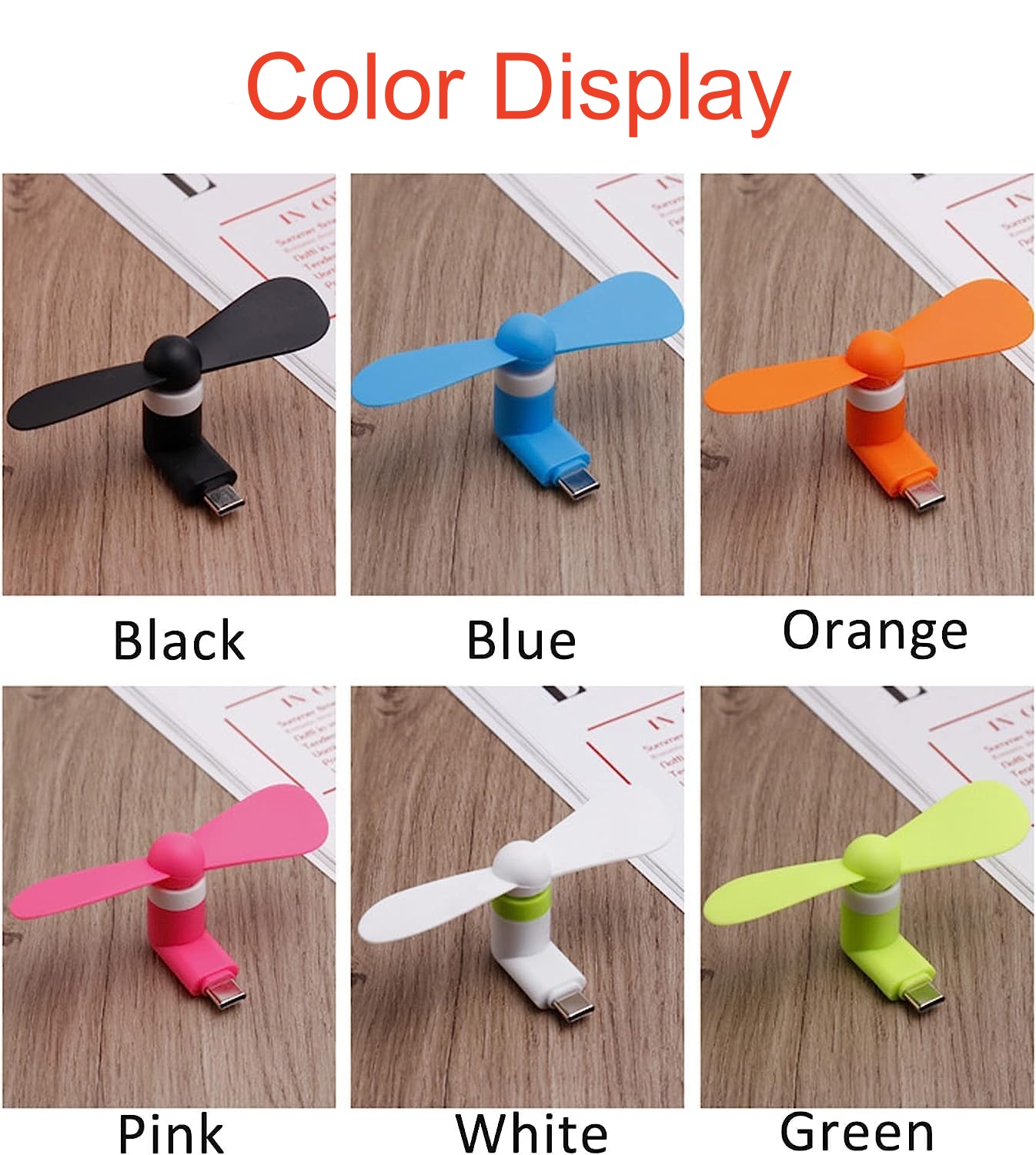 พัดลมพกพาขนาดเล็กแบบ Type-C 4/ - Electronic Gadgets บทวิจารณ์และราคา
