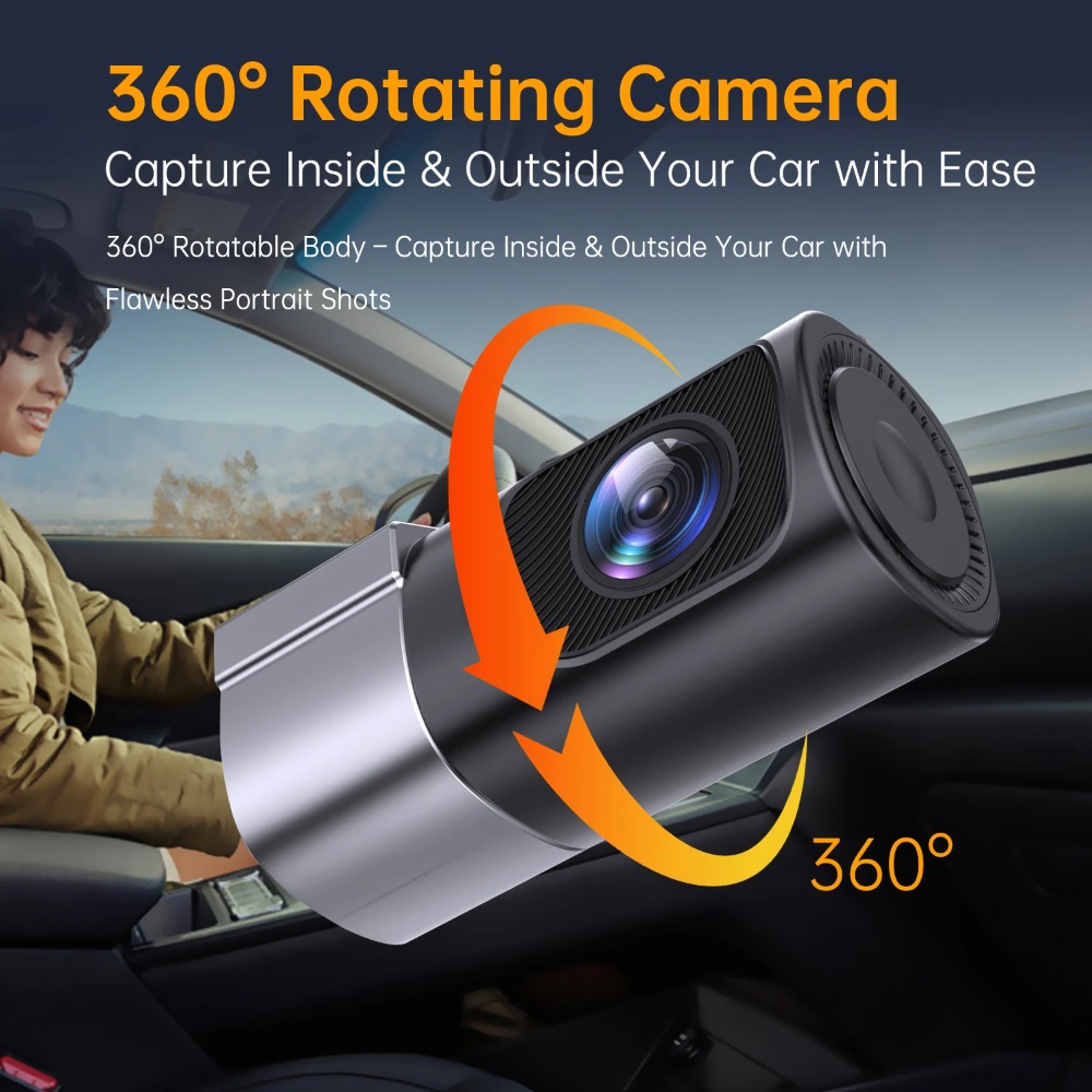 กล้องบันทึกภาพติดรถยนต์ขนาดเล็ - Panoramic Dash Cam 360 บทวิจารณ์และราคา