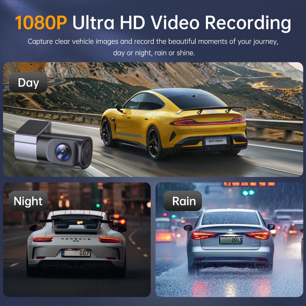 กล้องบันทึกภาพติดรถยนต์ขนาดเล็ - Panoramic Dash Cam 360 บทวิจารณ์และราคา