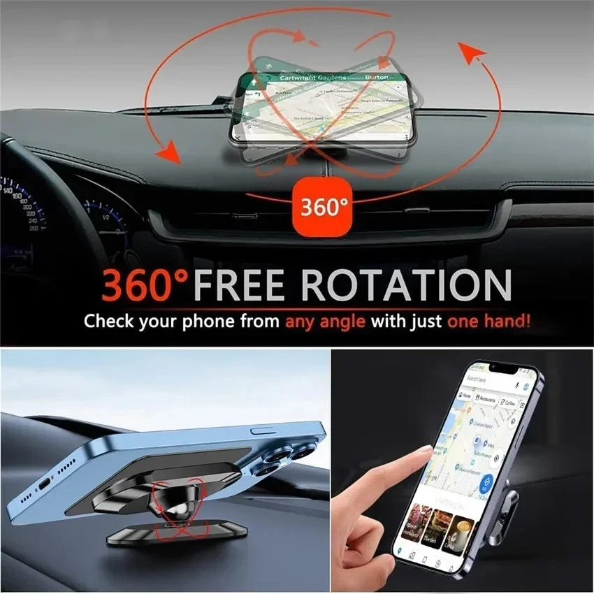 360 °   ที่ยึดโทรศัพท์ในรถยนต์ - Useful Electronic Gadgets บทวิจารณ์และราคา