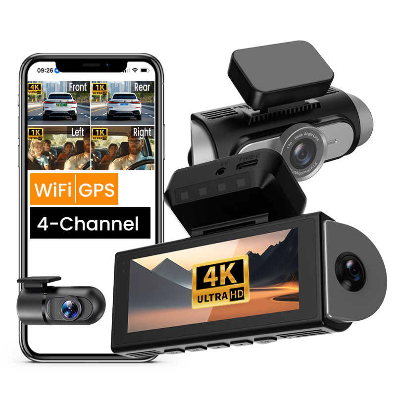 กล้องบันทึกวิดีโอติดรถยนต์ WiF - Panoramic Dash Cam 360 บทวิจารณ์และราคา