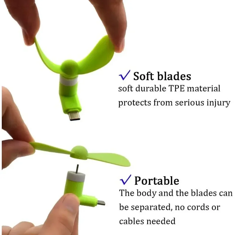 Type-C พัดลมขนาดเล็กแบบพกพา พั - Electronic Gadgets บทวิจารณ์และราคา
