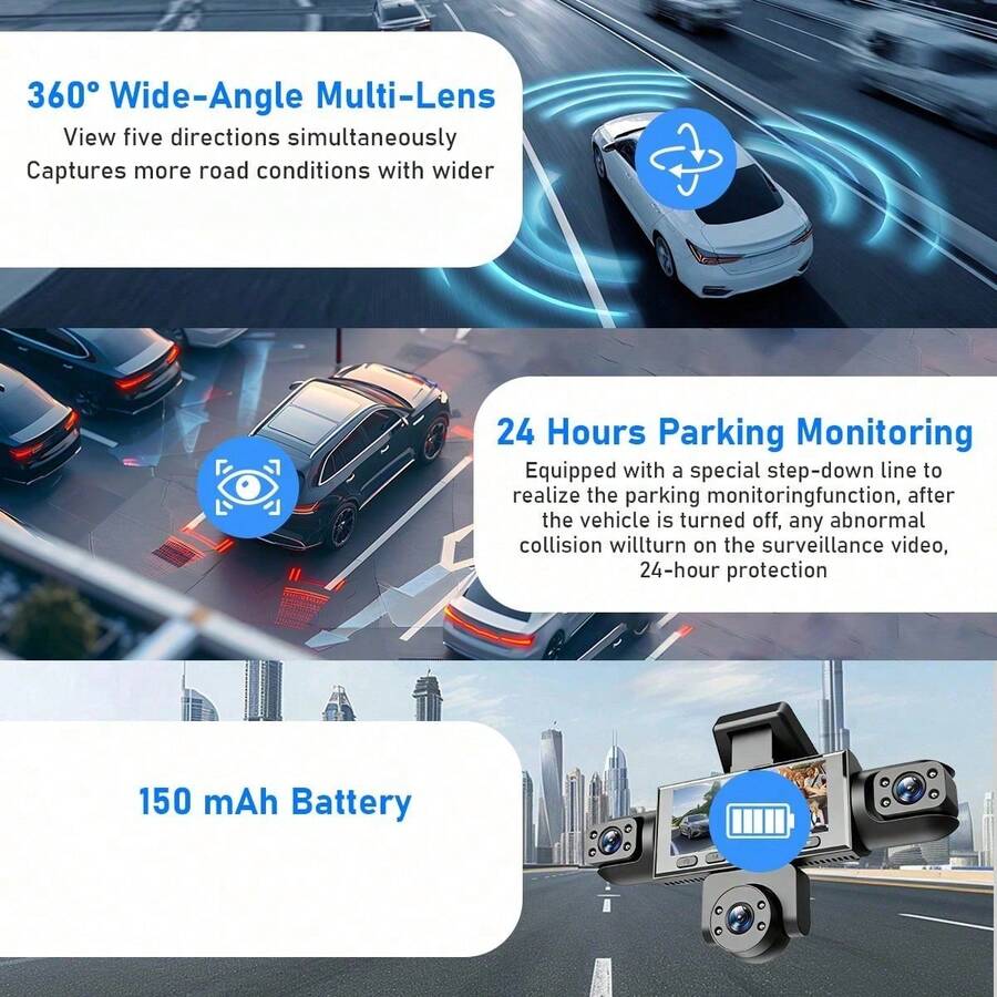 สกายเวิร์ธ ไซดาคีย์ 360 °   กล - Panoramic Dash Cam 360 บทวิจารณ์และราคา