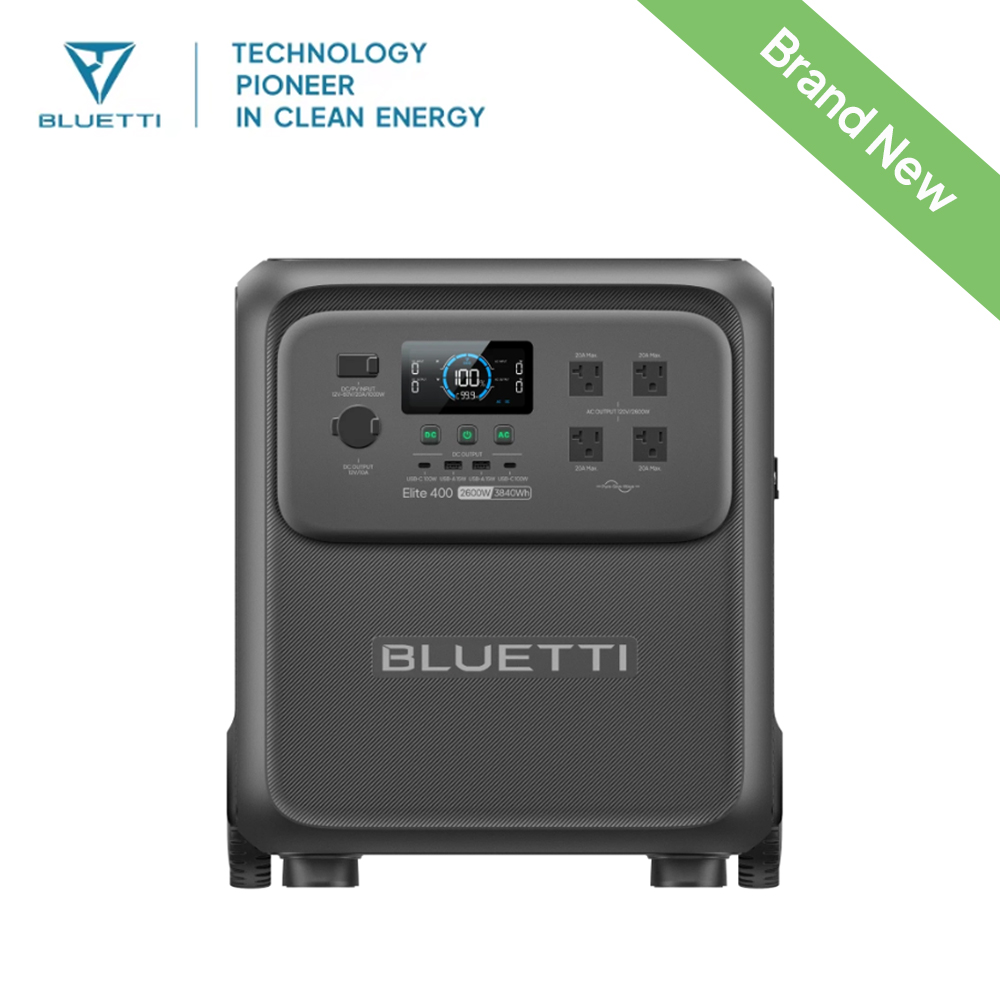 BLUETTI Elite 400 2600W 3840Wh - Solar Powered Charger บทวิจารณ์และราคา