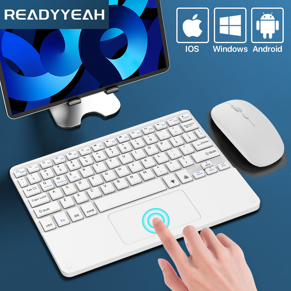 คีย์บอร์ดและเมาส์ไร้สายทัชแพดค - Wireless Keyboard Mini บทวิจารณ์และราคา