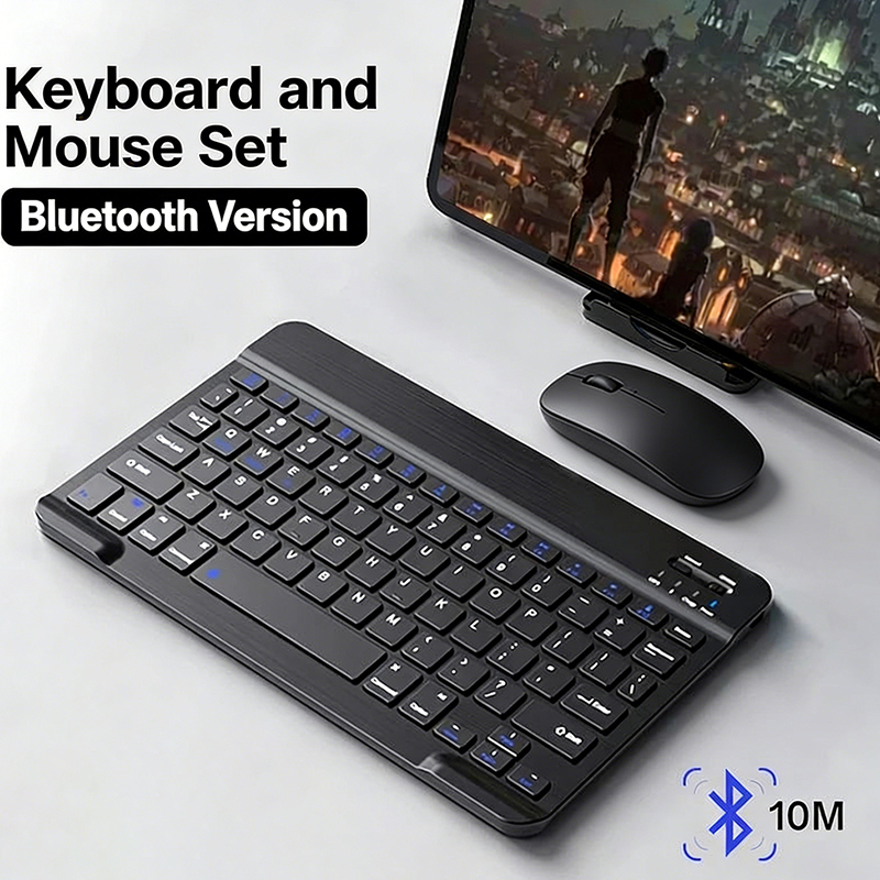 JP-บลูทูธคีย์บอร์ดและเมาส์สำหร - Wireless Keyboard Mini บทวิจารณ์และราคา