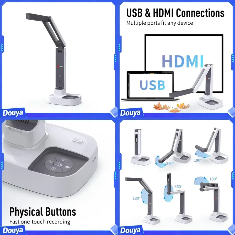 กล้องถ่ายเอกสารและเว็บแคม JOYU - Document Camera Visualizer บทวิจารณ์และราคา