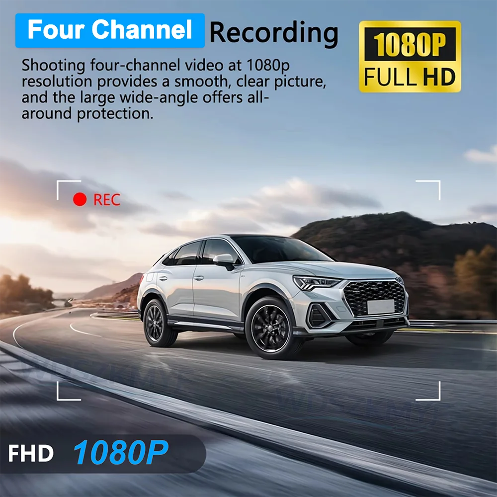 HD 1080P 3/4H 360 องศา °   กล้ - Panoramic Dash Cam 360 บทวิจารณ์และราคา