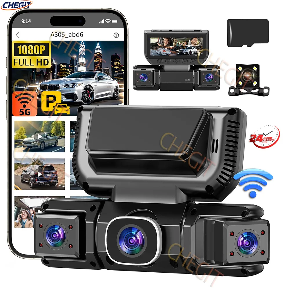กล้อง 4 ตัว 360 องศา กล้องหน้า - Panoramic Dash Cam 360 บทวิจารณ์และราคา