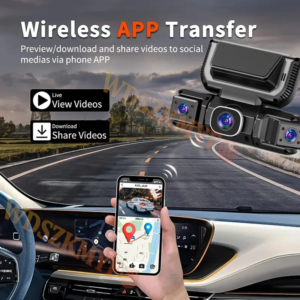 กล้อง 4 ตัว 360 องศา กล้องหน้า - Panoramic Dash Cam 360 บทวิจารณ์และราคา