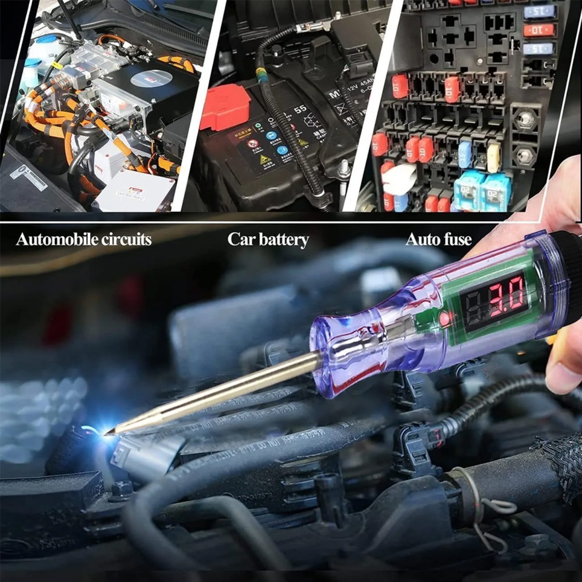 เครื่องทดสอบวงจรไฟรถยนต์ รถบรร - Electronics Quiz บทวิจารณ์และราคา